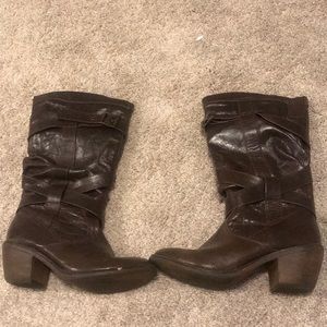 Brown boots